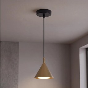 Brilagi - Lampă suspendată pe cablu CONE SINGLE 1xGX53/15W/230V aurie