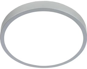 Plafonieră LED RGBW dimabilă Briloner 3709-014 LED/22W/230V argintiu + telecomandă