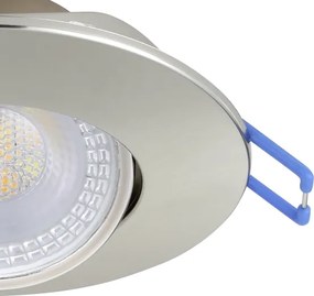 Eglo 300194 - Set 5x spoturi LED încastrate GEDREZ, 4,9 W / 230 V, Ø 9 cm, crom