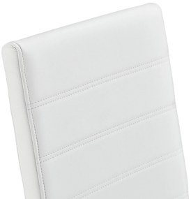 Juskys Set 2 scaune consola Vegas - alb