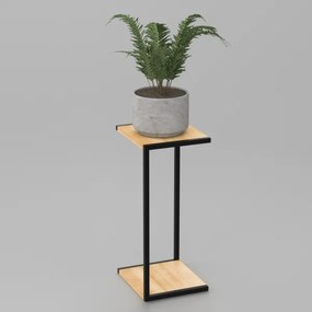 Suport de flori 70x30x34 cm negru