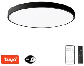 Brilagi - Lampă LED reglabilă pentru piscină POOL SMART, 180 W, 230 V, Ø 120 cm, Wi-Fi Tuya, negru + telecomandă