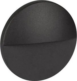 Spot aplicat perete exterior LED 3000K IP65 Toc negru