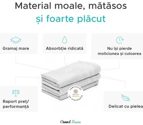 Prosop copii Bella 30x50 cm crem, 100% bumbac
