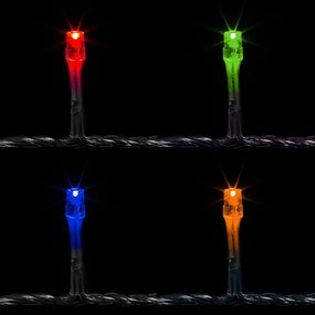 Iluminat LED de Crăciun-10 m,100 LED-uri colorate,pe baterii