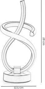 Lampă LED de masă ONLI KIRA LED/10W/230V 4000K 28 cm auriu