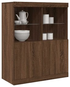 vidaXL Dulap, stejar maro, 81x37x100 cm, lemn prelucrat