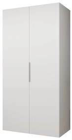 Dulap de haine 100 cm Mirabella 1 (alb + Cașmir). 1126339