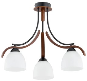 Lustră aplicată BAFIA 3xE27/15W/230V maro