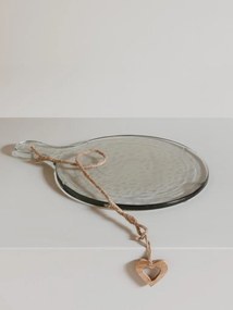 Platou servire din sticla, Glass