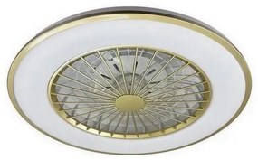 Plafonieră LED cu ventilator OPAL LED/48W/230V + telecomandă