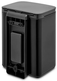 Cos pentru gunoi Brabantia Bo Small 1006622, 4 L, Deschidere lina si silentioasa, Bază antiderapantă, Negru