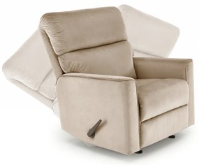 Fotoliu recliner Karim stofa bej H103 cm