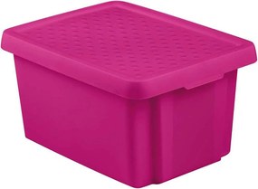 Cutie de depozitare cu capac 16L - violet CURVER
