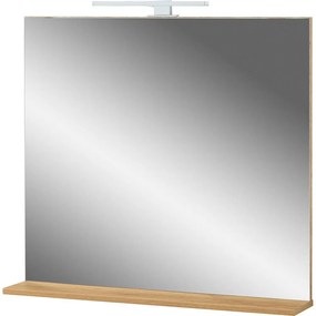 Oglindă de perete cu led/cu raft 76x75 cm Menen – Germania