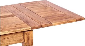 Masa extensibila, L120(210) 80 H80 cm, natur antichizat, lemn masiv
