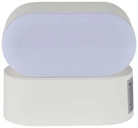 Aplică LED flexibilă de exterior LED/5W/230V 3000K IP65 alb