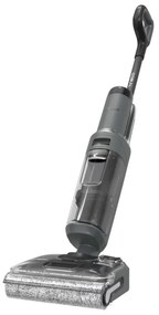 Aspirator vertical fara fir Tineco Floor One S6 Stretch Extreme, 220W, 18000 Pa, Uscat/Umed, Autonomie 40 min, 233 m², LED display, Asistent vocal, Negru