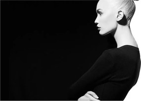 Tablou - O femeie à la yin și yang (120x50 cm)