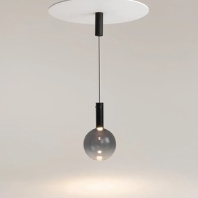 Lustra/Pendul LED design decorativ Nebula 25cm negru
