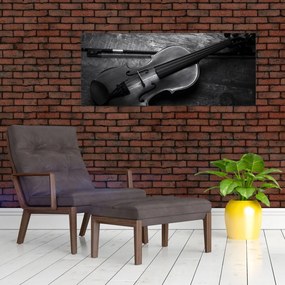 Tablou - Violete (120x50 cm)