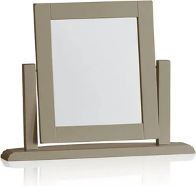 Oglindă lemn masiv gri Ives Personalizabilă, 60 × 16 × 46 cm