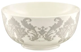 Bol salata, portelan, gri, 13 cm, Glamour