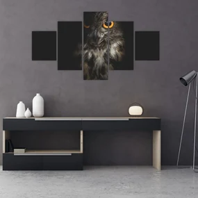 Tablou cu bufnița (125x70 cm), în 40 de alte dimensiuni noi