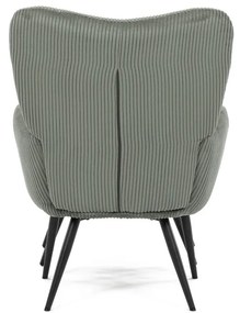 Fotoliu relaxant cu suport pentru picioare L7285GRN6, verde