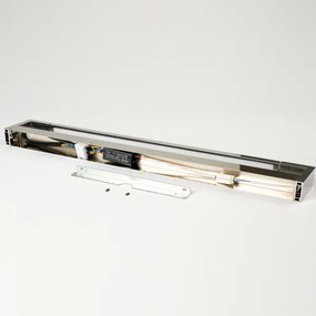 Brilagi-LED Oglindă iluminată de baie AQUA LINE, LED 24 W, 230 V, 90 cm, IP44, crom lucios