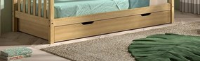 Ladă de pat stejar 90x190 cm din stejar european – Vipack