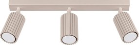 Spot taupe din metal 6,5x45 cm Gleam – Sollux