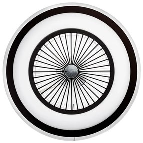 Plafonieră LED dimabilă cu ventilator ZEPHYR LED/48W/230V negru + telecomandă