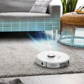 TESLA Electronics RoboStar - Aspirator robot 2în1 2600 mAh Wi-Fi alb