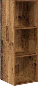 vidaXL Set comodă TV Lemn Vechi 37 x 37 x 107 cm Lemn compozit