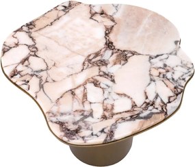 Masuta laterala design LUX cu blat din marmura Shapiro