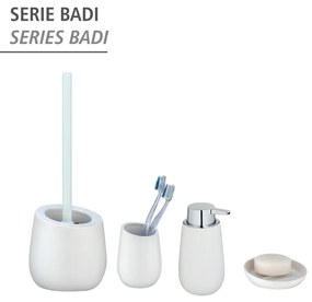 Dozator din ceramică pentru săpun Wenko Badi, alb
