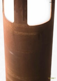 Stalp de exterior modern inaltime 62cm cu protectie IP65, Porto 258.02.FF