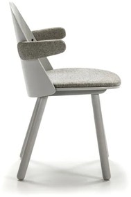 Scaun cu cotiere Teulat Uma, gri