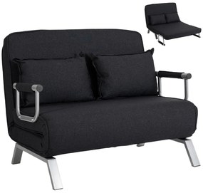 JAKS Fotoliu extensibil Bart 2 negru
