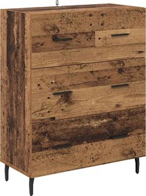 vidaXL Bufet Lemn Vechi 69,5 x 34 x 90 cm Lemn Ingineresc și Fier