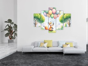 Tablou – Vulpe fericită (150x105 cm)