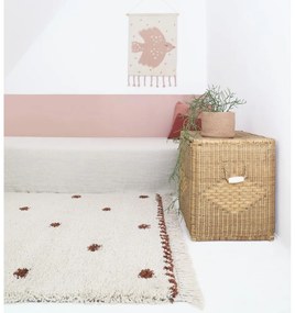 Covor Nattiot Wooly, 120 x 170 cm, bej - roșu
