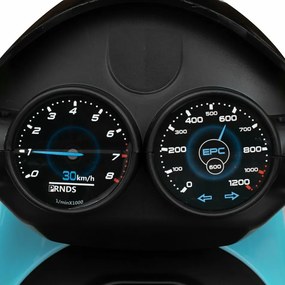 Motocicletă electrică pentru copii Baby Mix Policealbastră, 100 x 50 x 61 cm