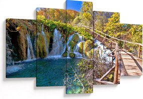 Tablou - Intrare in cascade (150x105 cm)