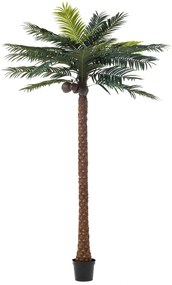 Palmier artificial, Plastic, Verde, 190x190x350 cm