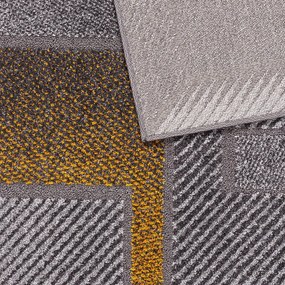 Covor galben ocru-gri 133x190 cm Meteo – FD