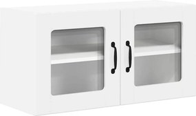 vidaXL Dulap de bucătărie Alb 80 x 31 x 40 cm Lemn compozit