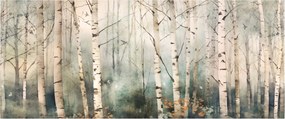 Tablou - Desenarea unui model de pădure (120x50 cm)
