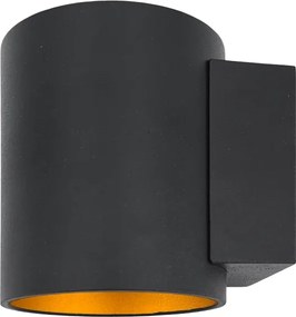 Aplică SQUALLA TUBA 1xG9/50W/230V negru/auriu